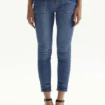 Calça Jeans Skinny Super High Cintura Alta Azul